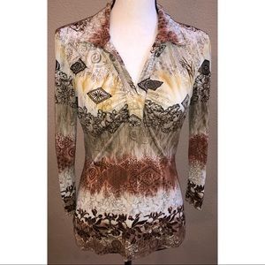 INC International Concepts Blouse Size 10